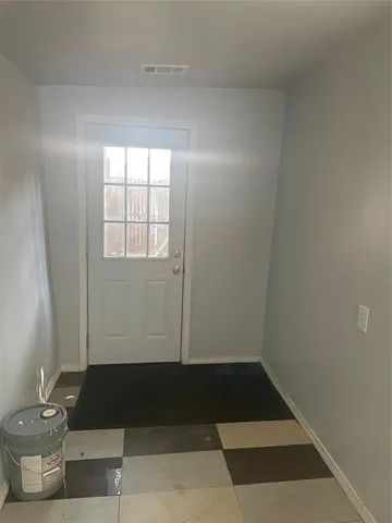 a view of front door