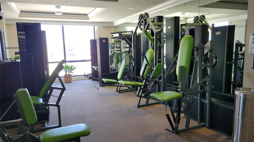 50 Central Avenue, Unit 16A Sarasota, FL 34236 - Photo 36 of 44 a view of a room with gym equipment