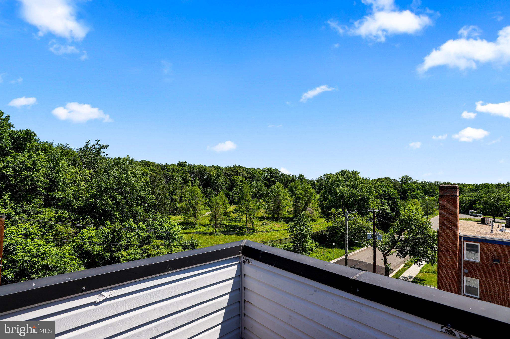 2221 M Street Northeast, Unit PH1 Washington, DC 20002 - Photo 32 of 38 a view of trees and sky from a balcony