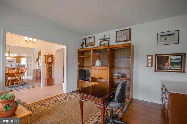 a room with furniture and a window