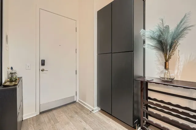 a view of closet area