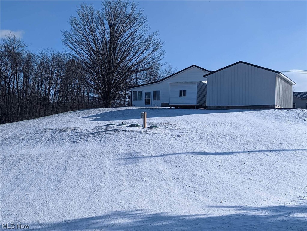 37604 Eagleton Road Lisbon, OH 44432 - Photo 50 of 50 View of the back of the 1 car detached garage & storage shed