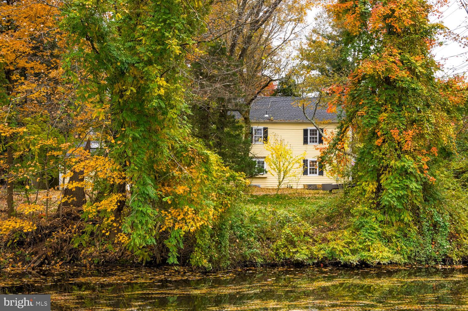 4271 Quakerbridge Road Princeton, NJ 08540 - Photo 57 of 59 View of house from across the canal