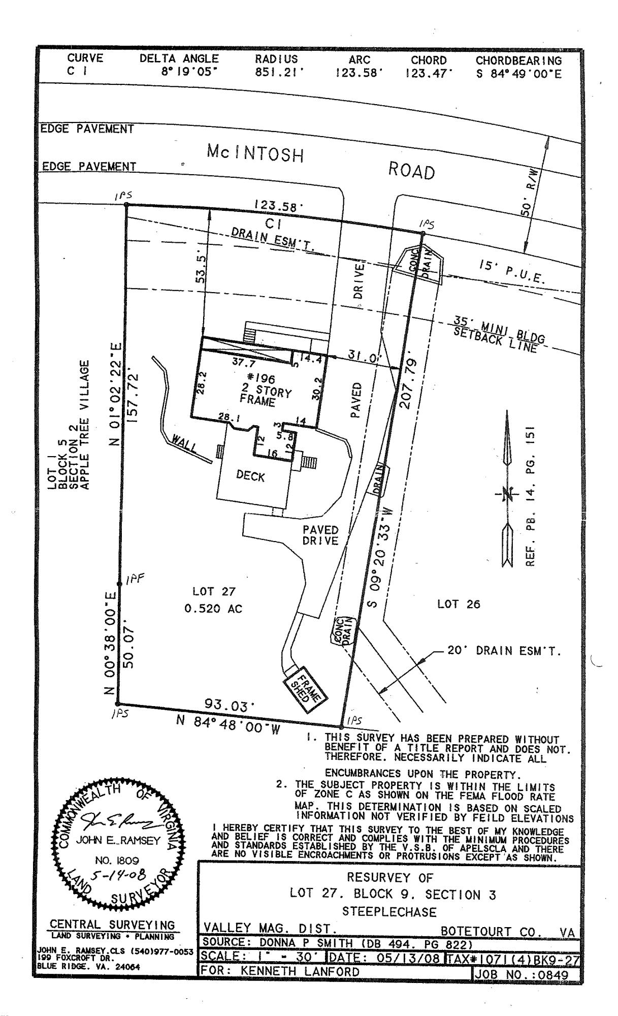 196 McIntosh Road Roanoke, VA 24019 - Photo 41 of 41 survey