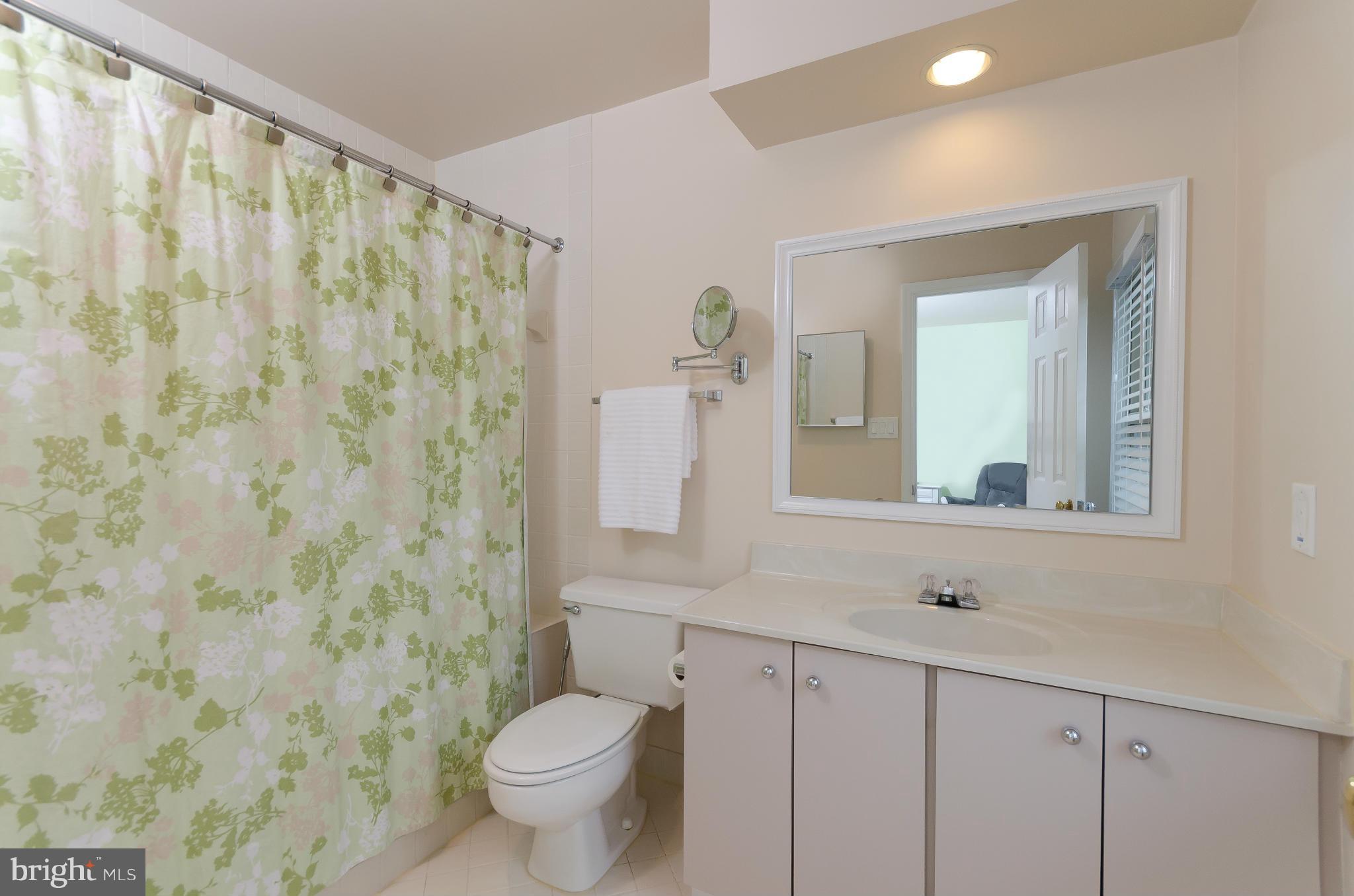 728 West Glebe Road Alexandria, VA 22305 - Photo 16 of 28 a bathroom with a sink a toilet and a mirror