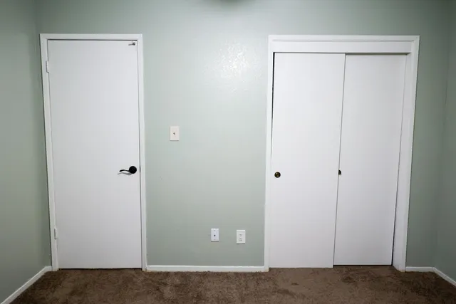 a view of a room with window