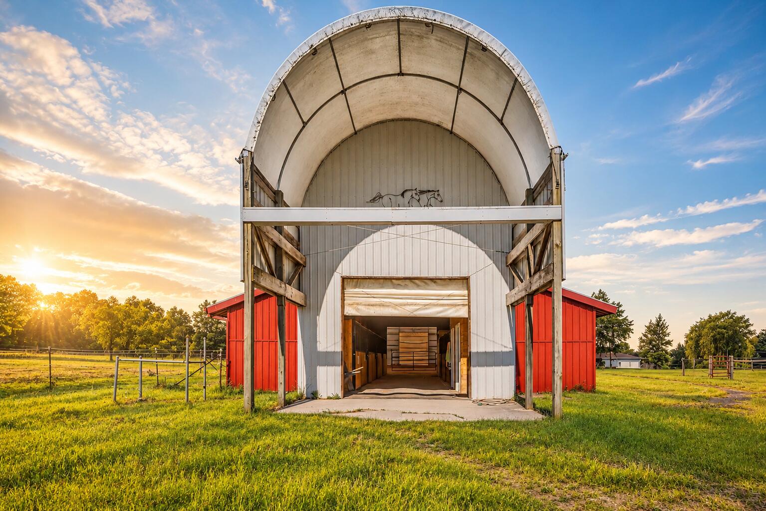 Vl Flower Road Montague, MI 49437 - Photo 2 of 28 Barn face Sunset