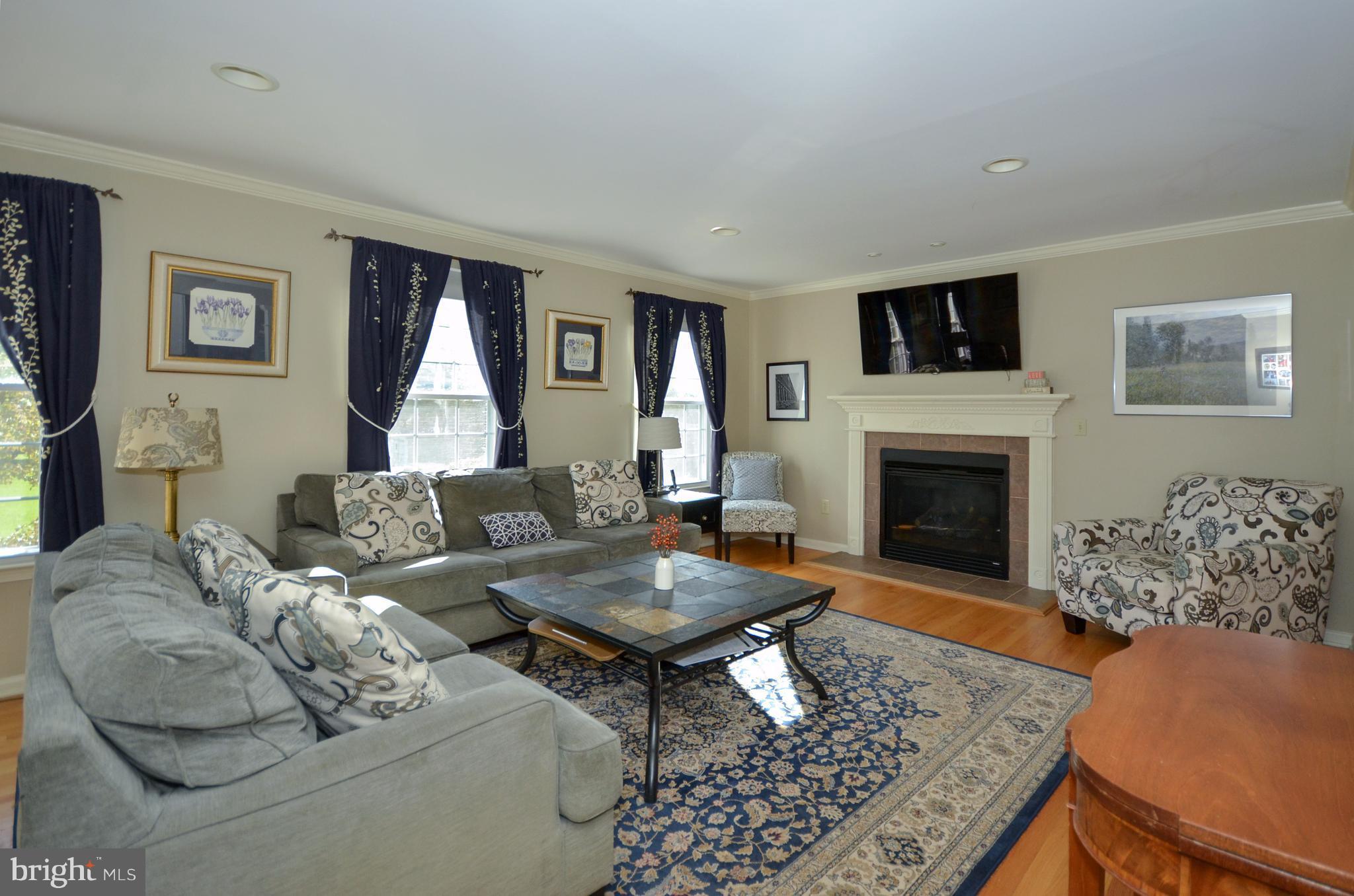 14608 Quaker Bottom Road Sparks, MD 21152 - Photo 3 of 24 LIVING ROOM W/COZY GAS FIREPLACE