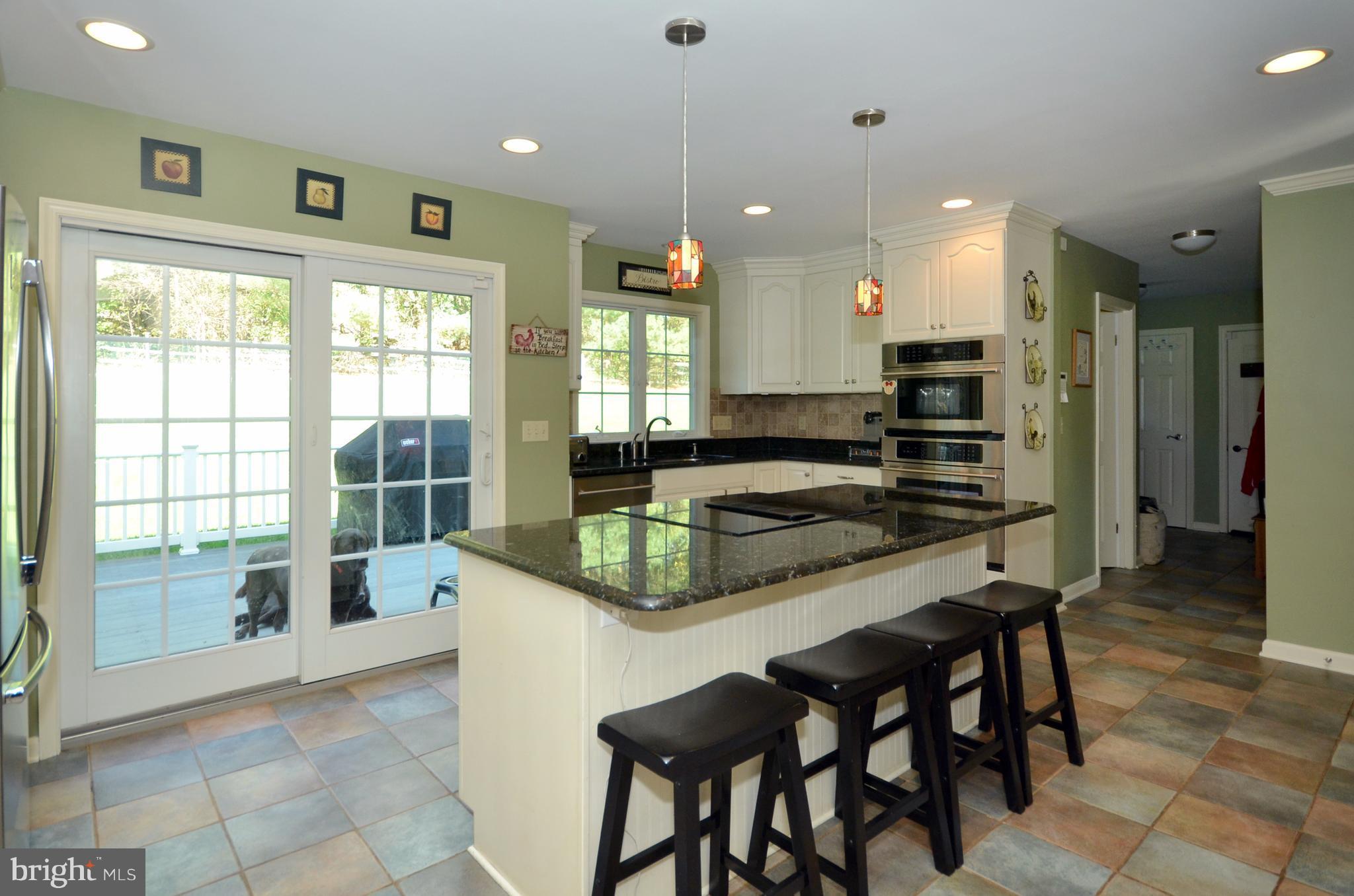 14608 Quaker Bottom Road Sparks, MD 21152 - Photo 7 of 24 BREAKFAST BAR W/GRANITE COUNTERTOP