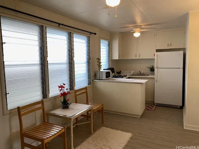 a room with storage and utility