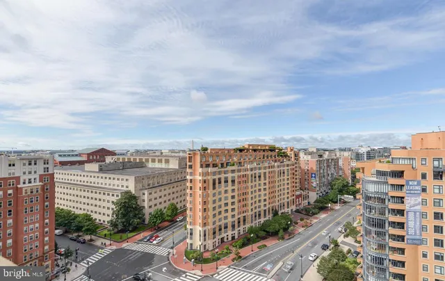 a view of a terrace with furniture