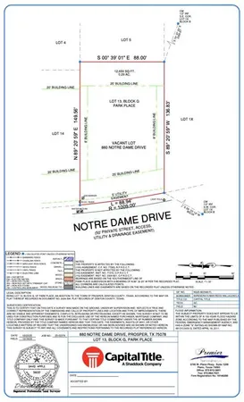 $360,000 | 880 Notre Dame Drive, Prosper, TX 75078