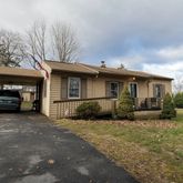 a view of a house with a patio