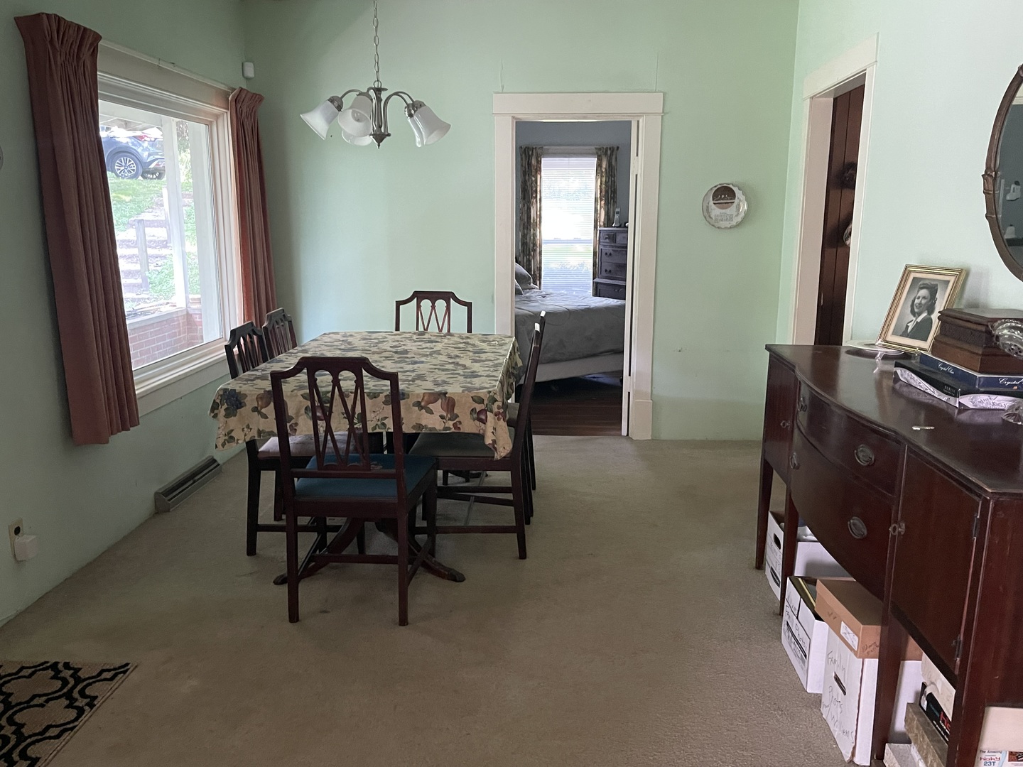 308 High Street Putnam, IL 61560 - Photo 15 of 21 a view of a dining room with furniture and window