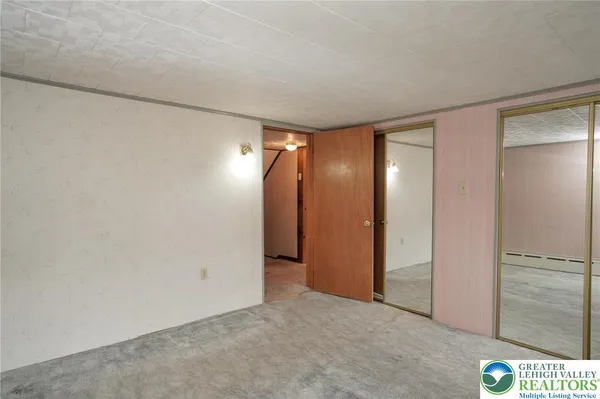 a view of an empty room