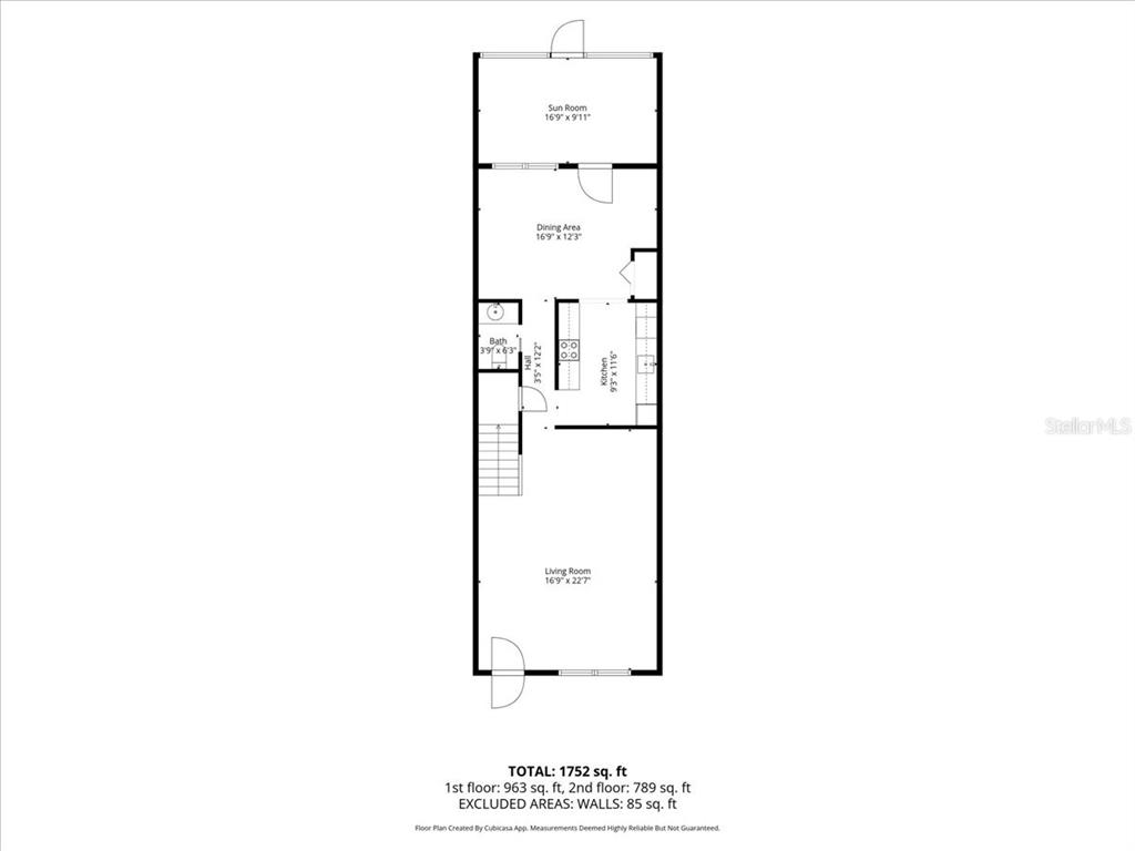 8830 Southwest 98th Place, Unit L Ocala, FL 34481 - Photo 15 of 17 a picture of a floor plan