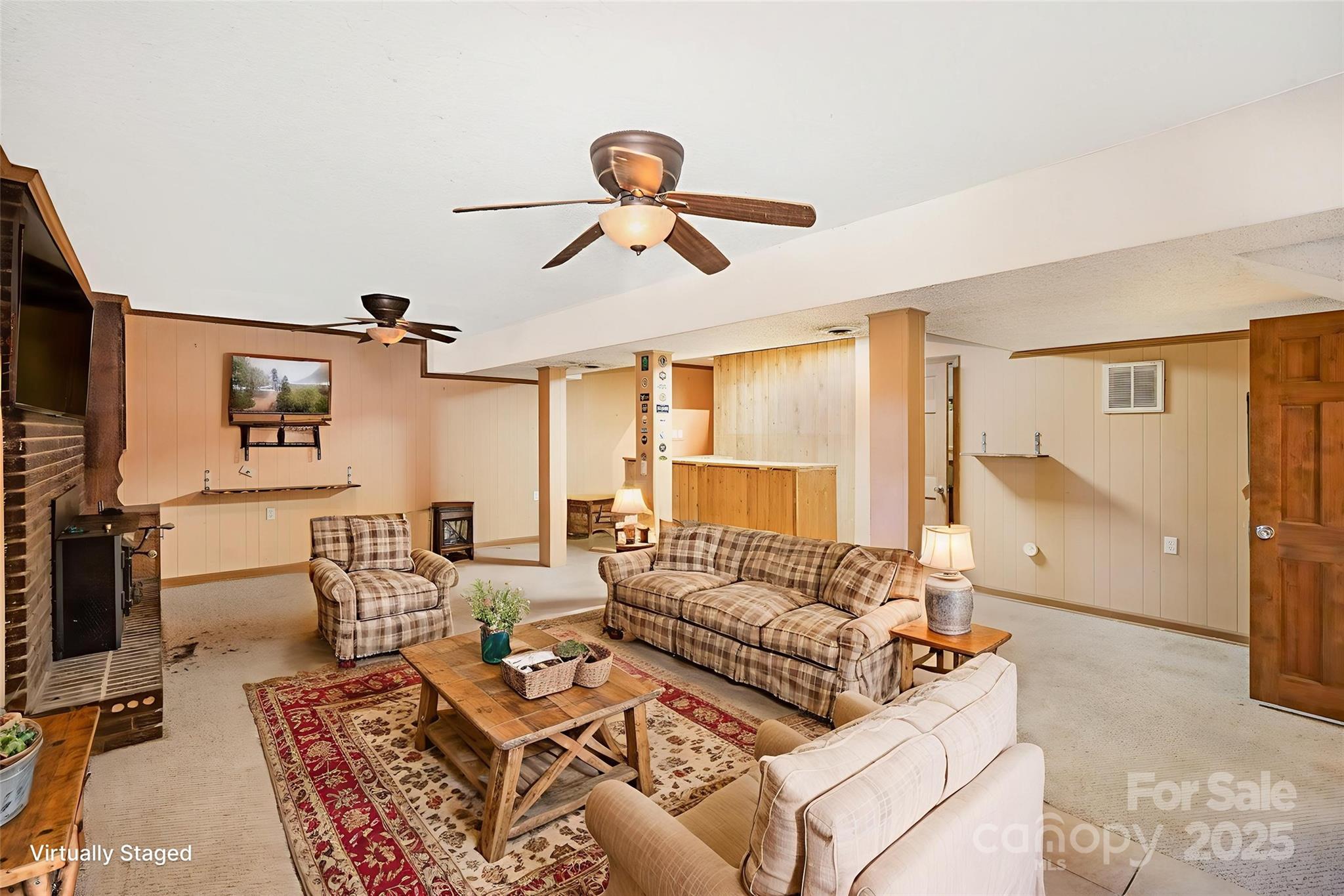 110 Hidden Valley Cherryville, NC 28021 - Photo 6 of 23 a living room with furniture and a flat screen tv