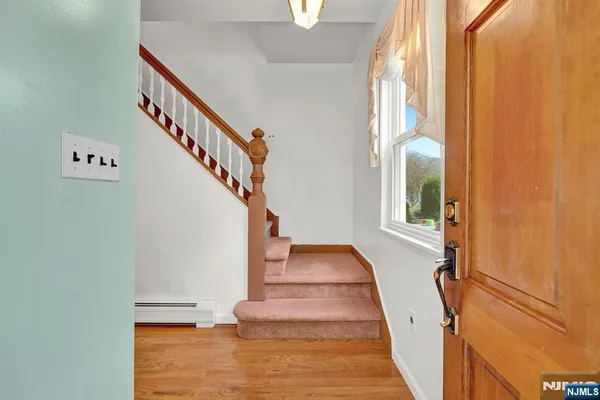 a view of wooden floor in a room