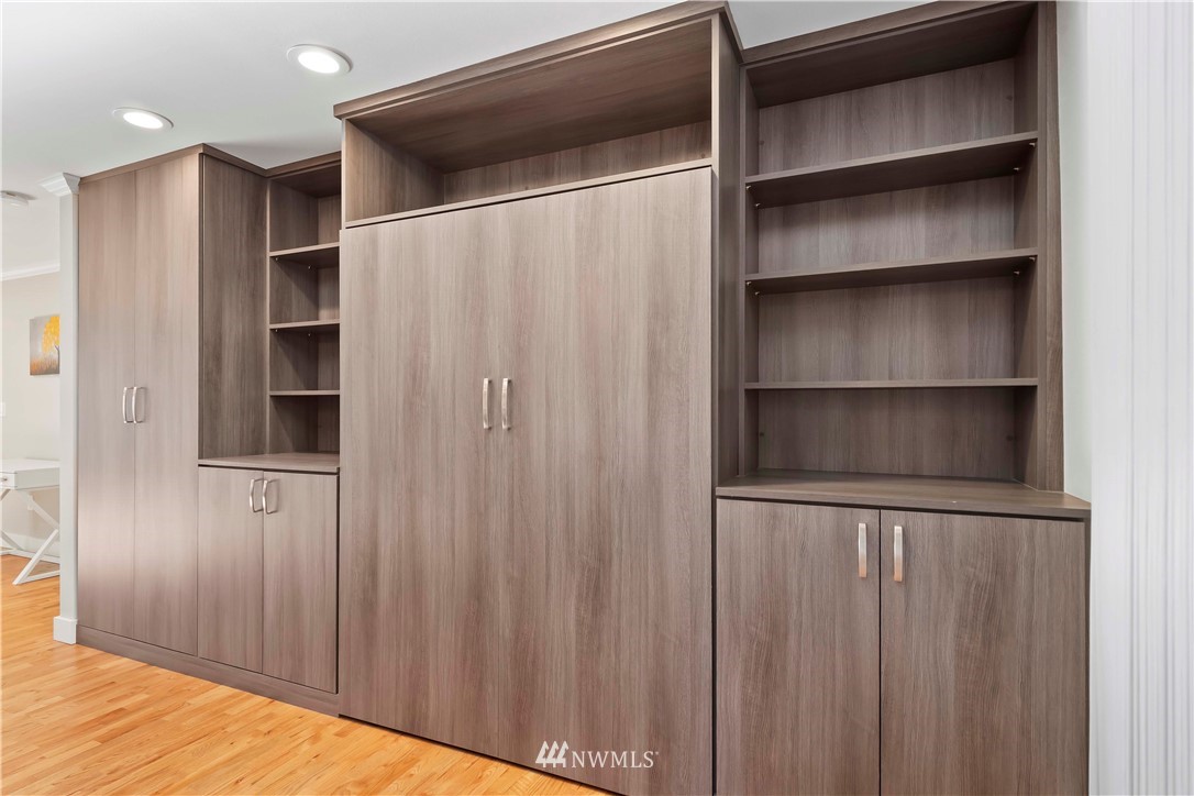 10404 Northeast 197th Street Bothell, WA 98011 - Photo 8 of 29 a view of walk in closet with empty racks