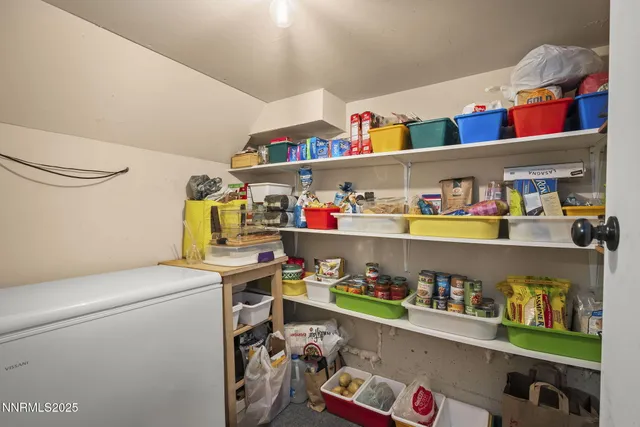 a room with storage and utility