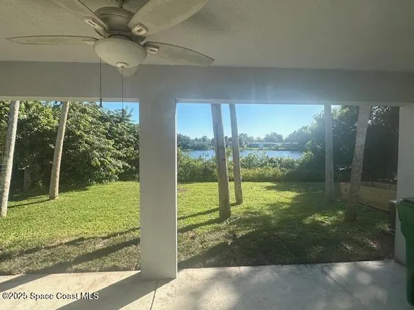 a view of a porch