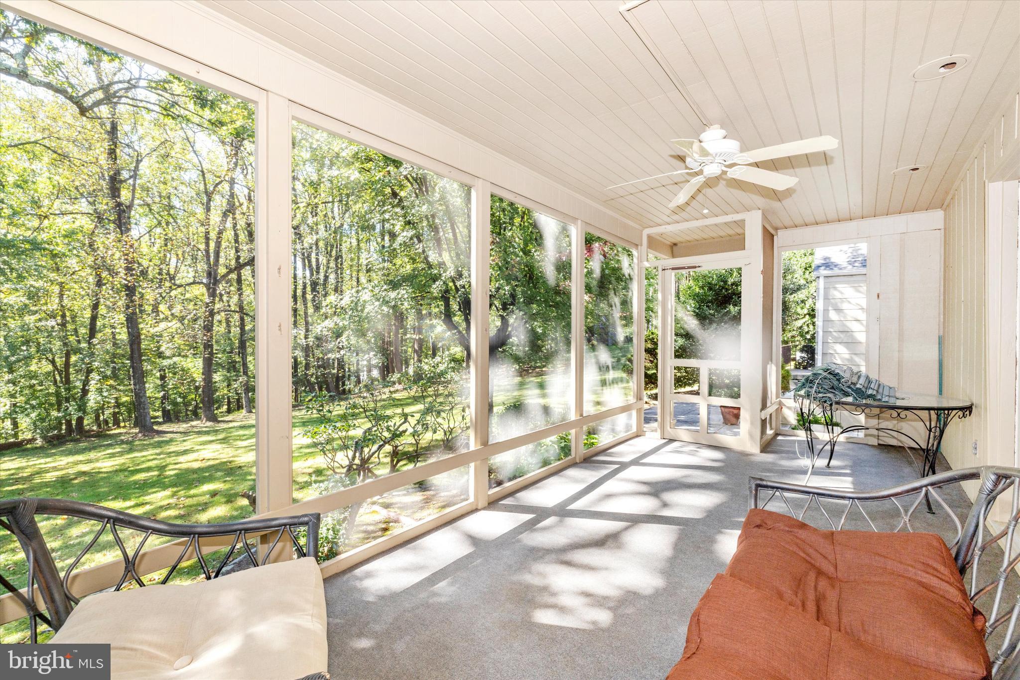 5433 Shookstown Road Frederick, MD 21702 - Photo 30 of 43 Peaceful Screened Porch off Family Room