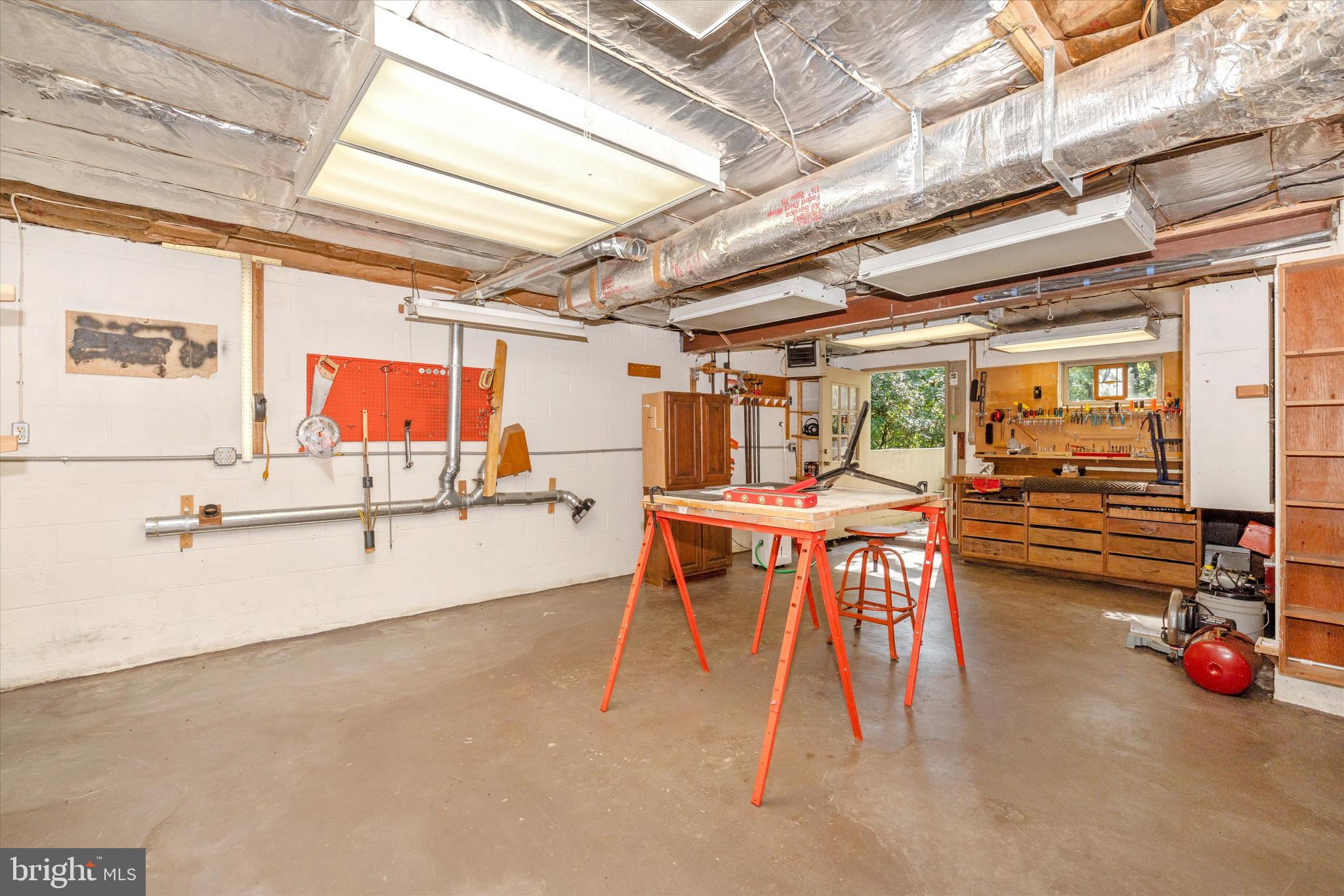 5433 Shookstown Road Frederick, MD 21702 - Photo 32 of 43 Basement Workshop - Accessible from Exterior