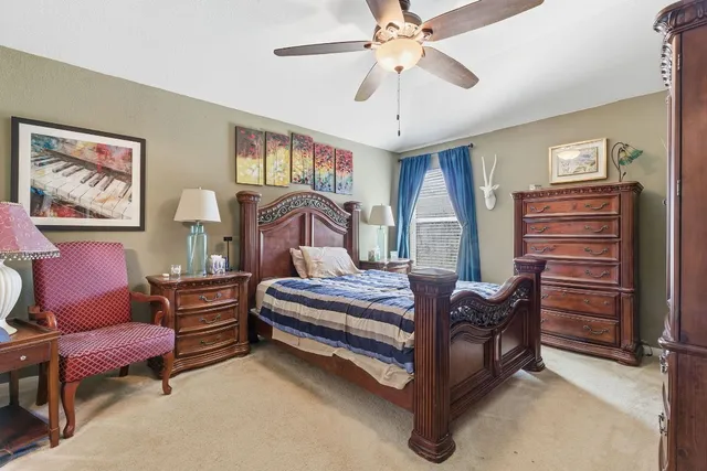 a view of a livingroom with furniture and window