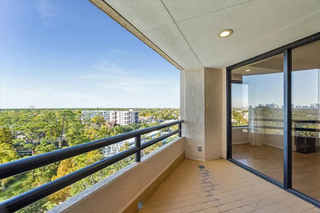 a view of railway station from a balcony