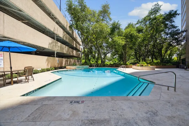 a view of a city with tall buildings