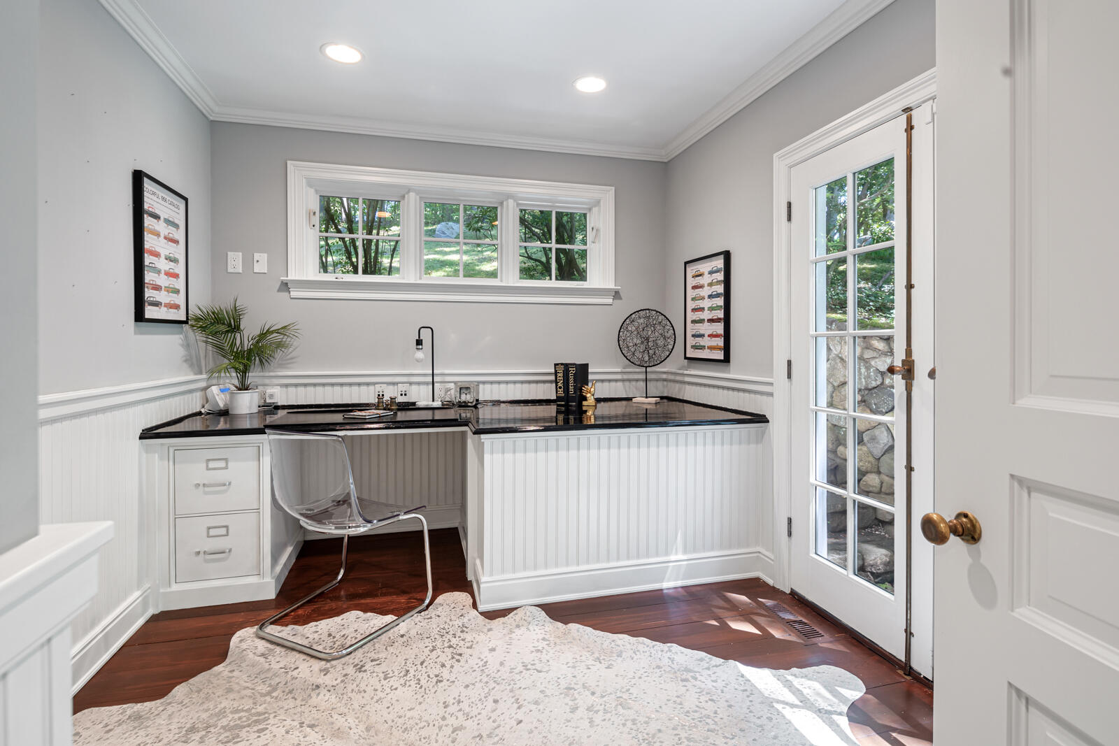 1446 Ponus Ridge Road New Canaan, CT 06840 - Photo 10 of 25 a kitchen with a sink cabinets and window