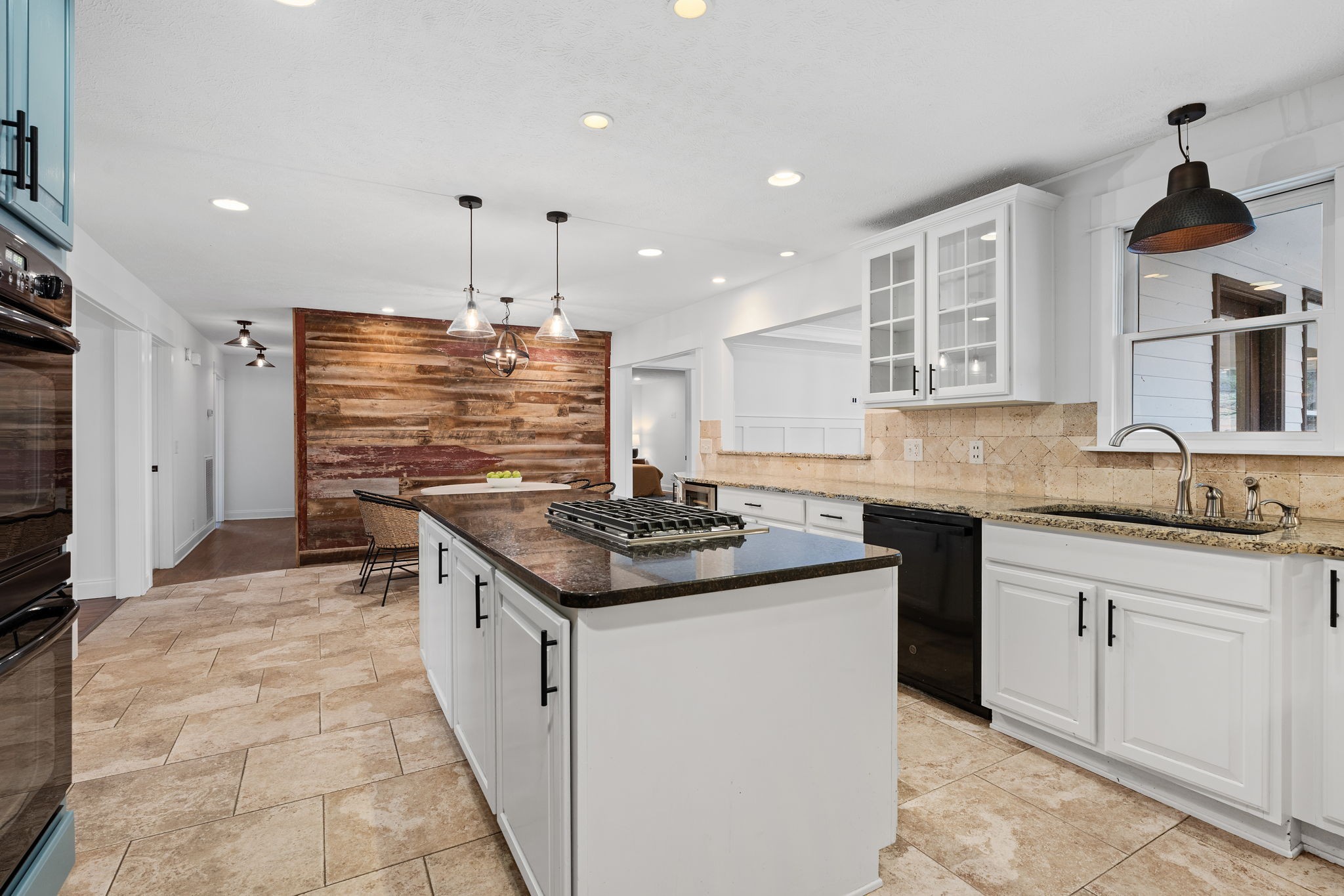 4462 Harpeth School Road Franklin, TN 37064 - Photo 15 of 45 a kitchen with stainless steel appliances granite countertop a sink stove and cabinets