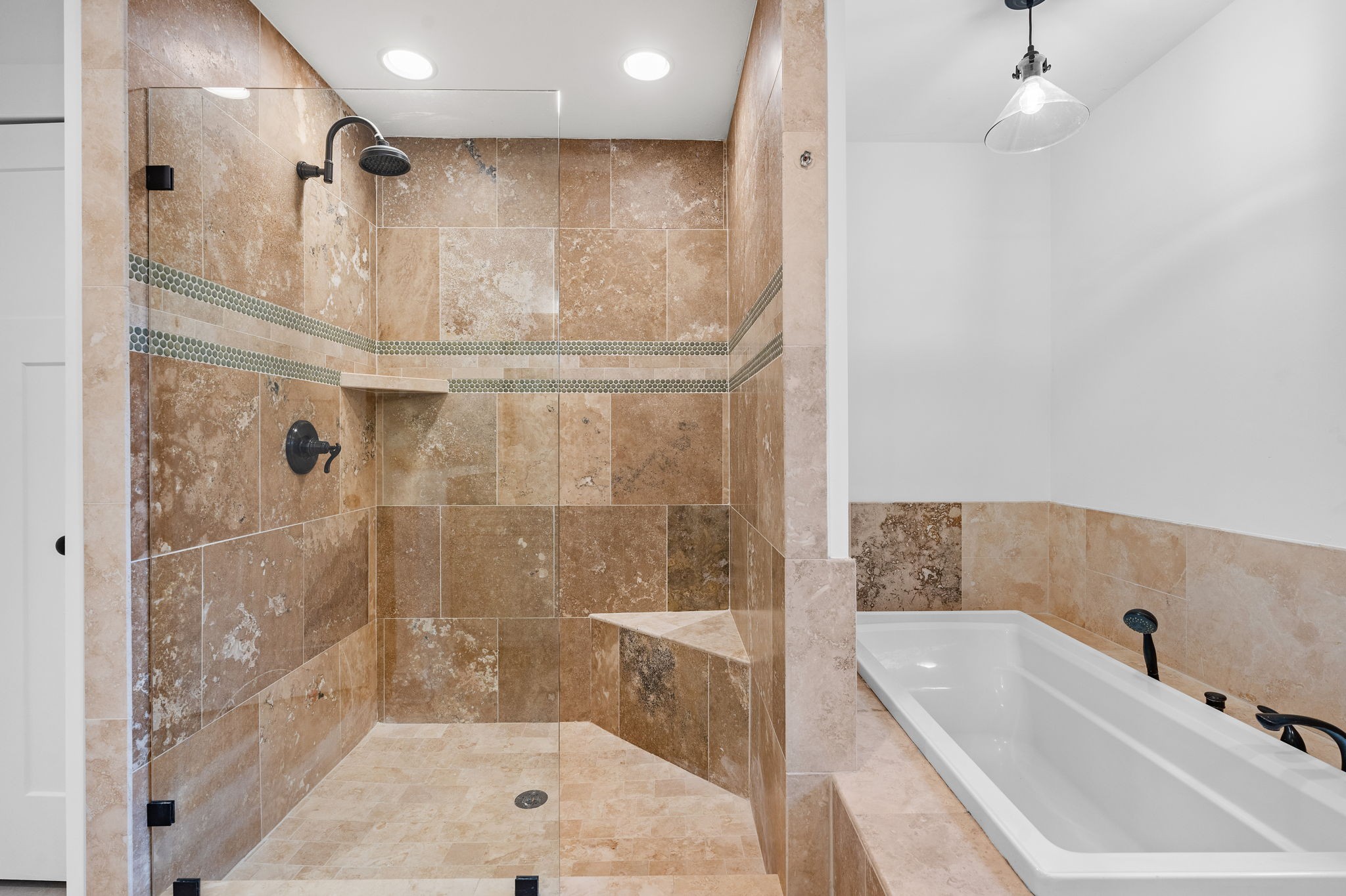 4462 Harpeth School Road Franklin, TN 37064 - Photo 27 of 45 a bathroom with a bathtub and a shower