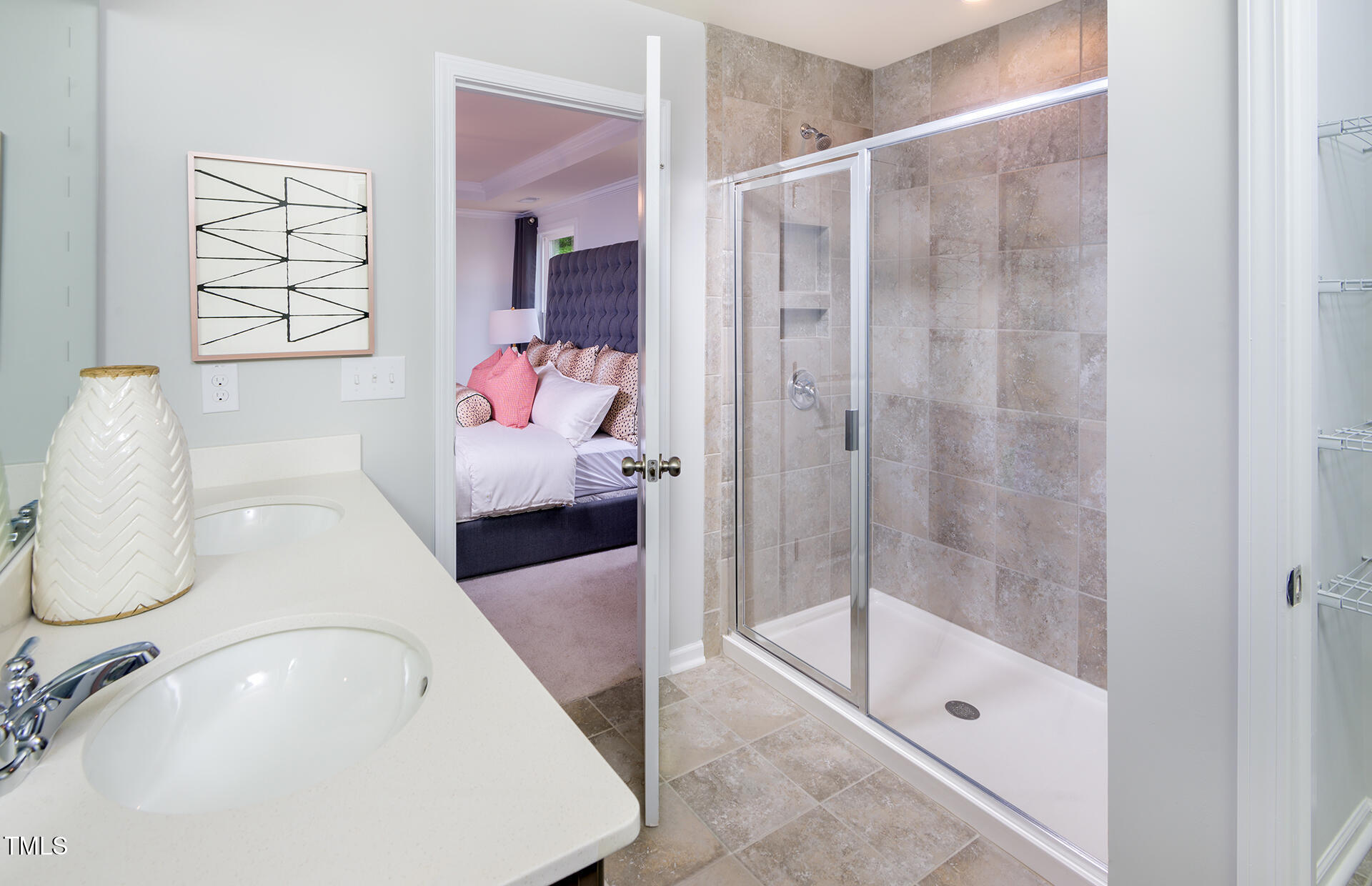 1011 Freestone Road Durham, NC 27703 - Photo 13 of 20 a en suite bathroom with a tub and shower