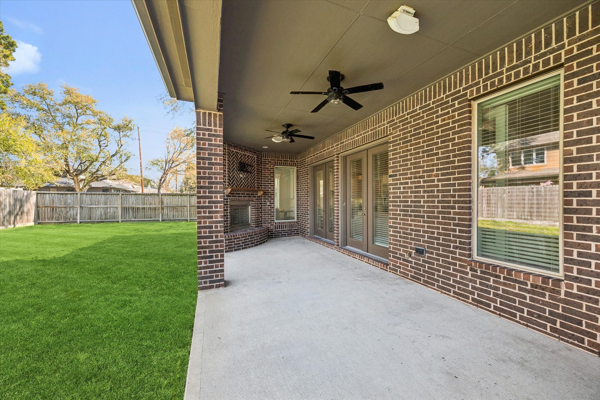 1802 Wakefield Drive Houston, TX 77018 - Photo 39 of 47 Covered back porch offering the perfect spot to unwind and enjoy the outdoors year-round.