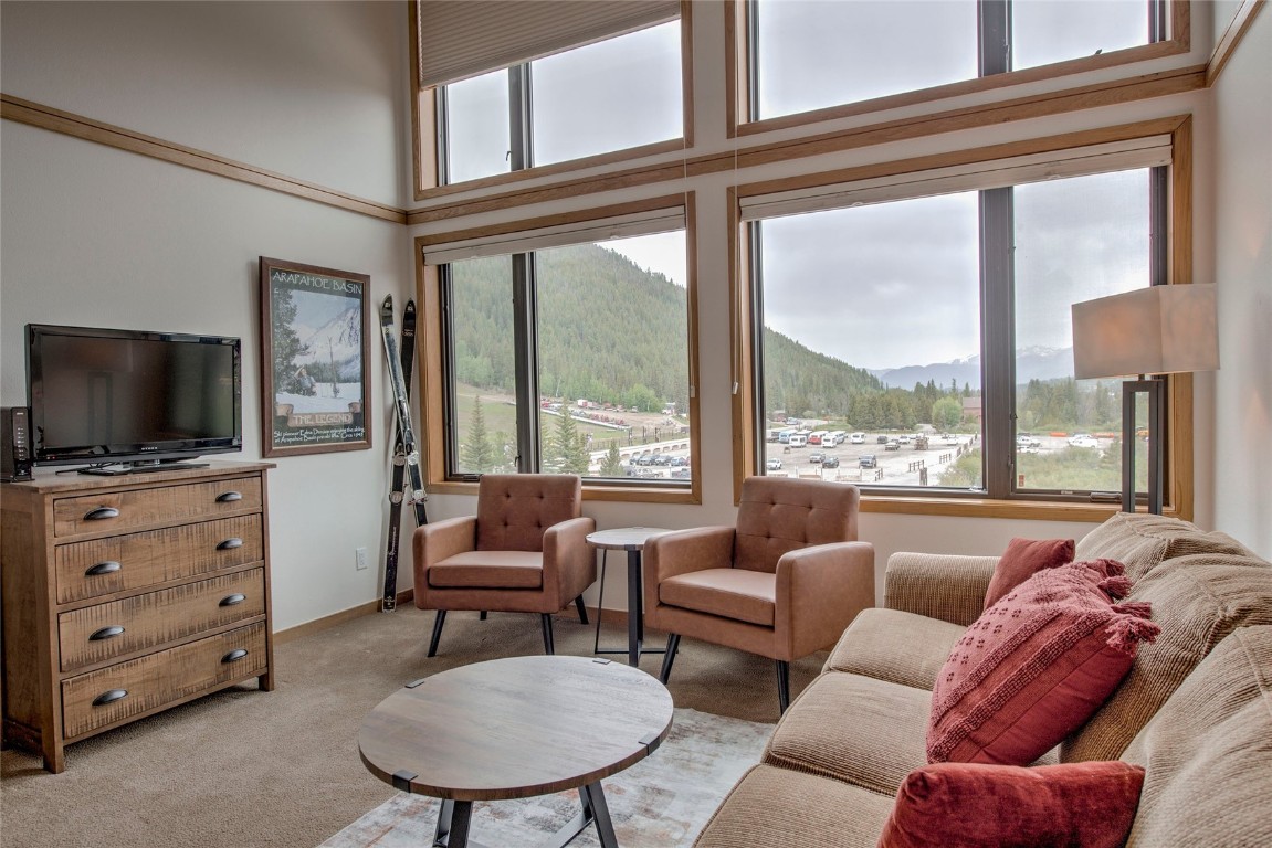 Cozy area for watching TV or entertaining family and guests.