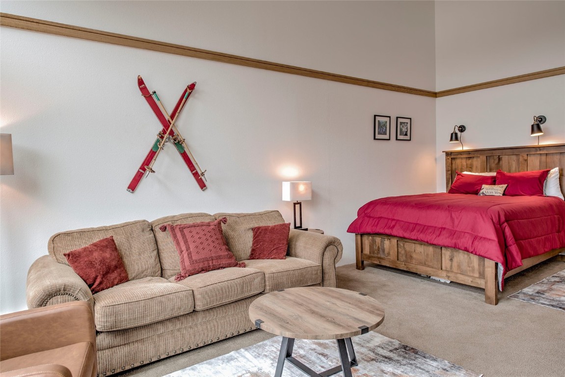 Comfortably sleeps 4 with Queen Sleeper Sofa