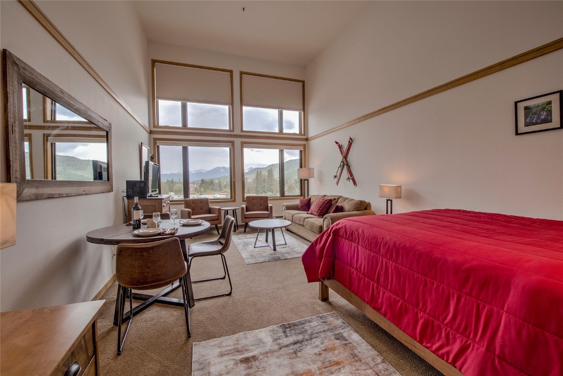 1211 West Keystone Road, Unit 2768 Keystone, CO 80435 - Photo 8 of 24 A studio that feels large and has defined living spaces.