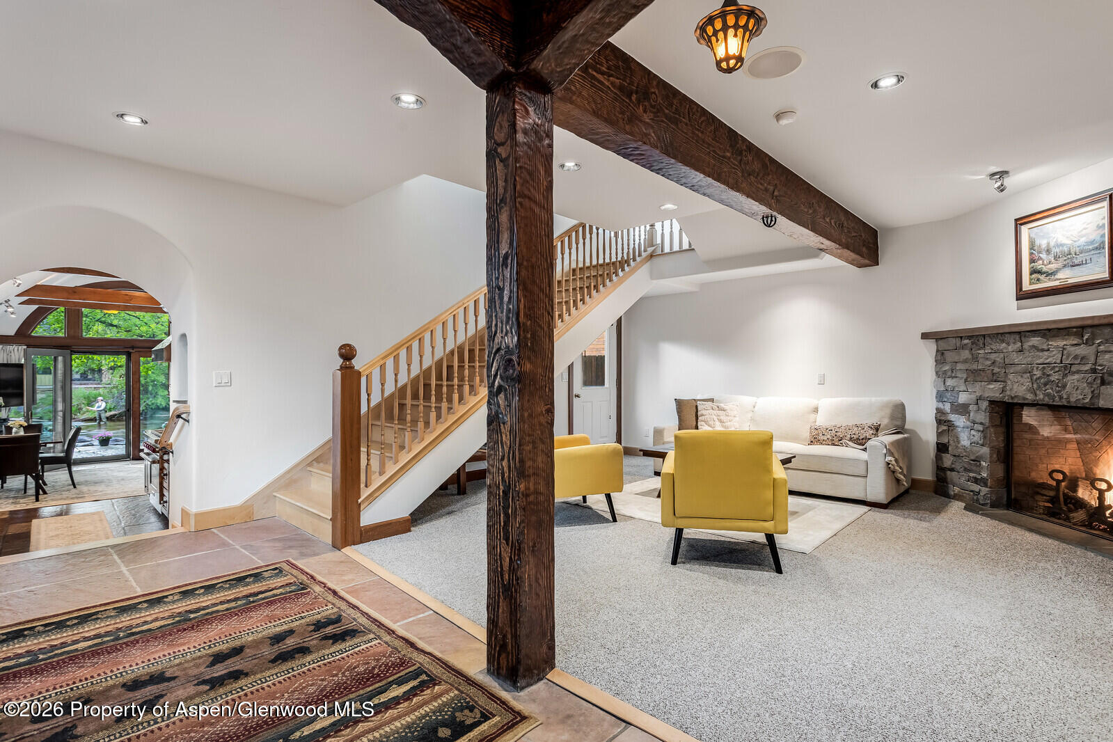 166 Swinging Bridge Lane Basalt, CO 81621 - Photo 5 of 33 Entry & Living Area