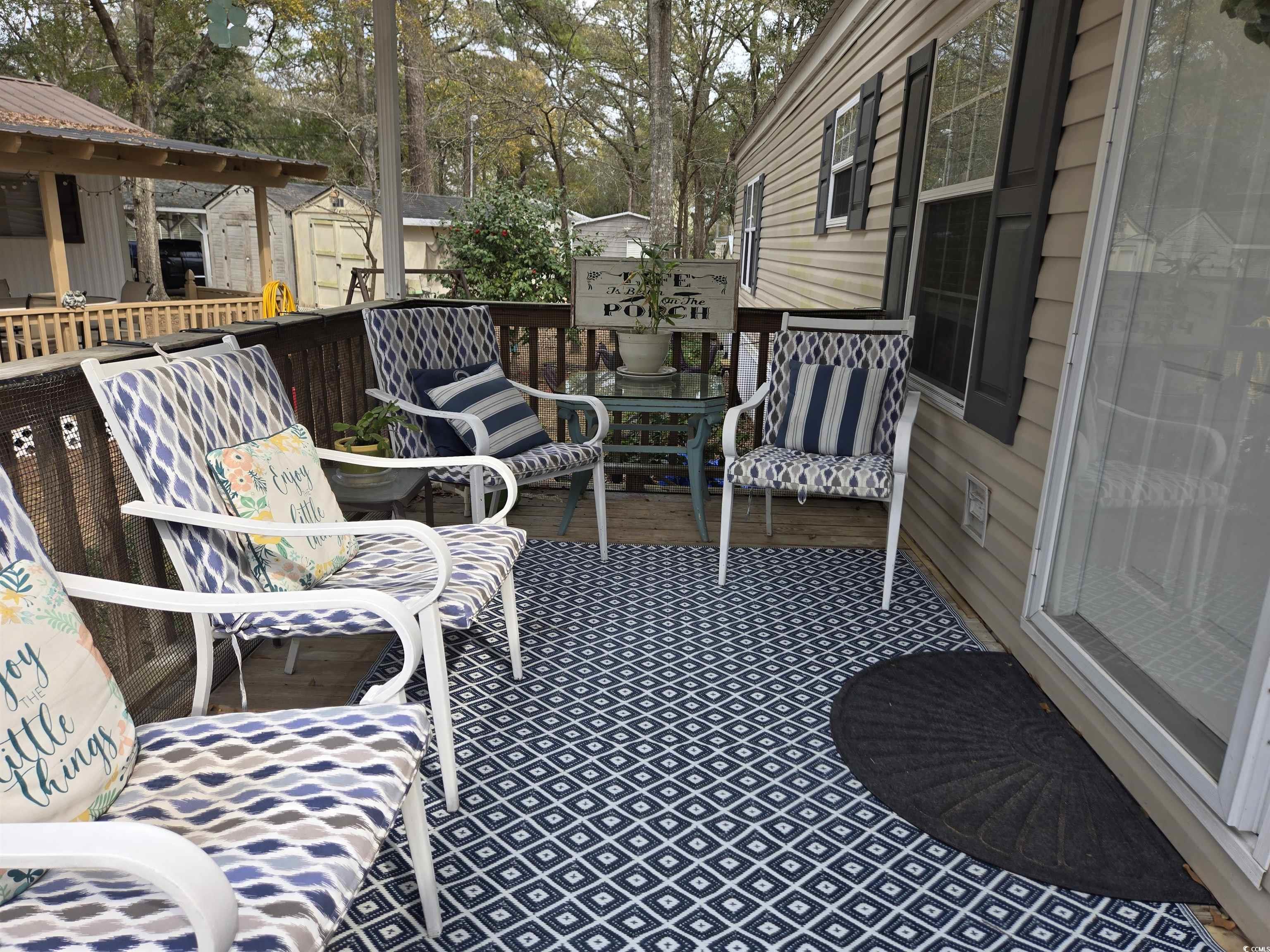 512 Porter Drive Murrells Inlet, SC 29576 - Photo 6 of 31 View of deck