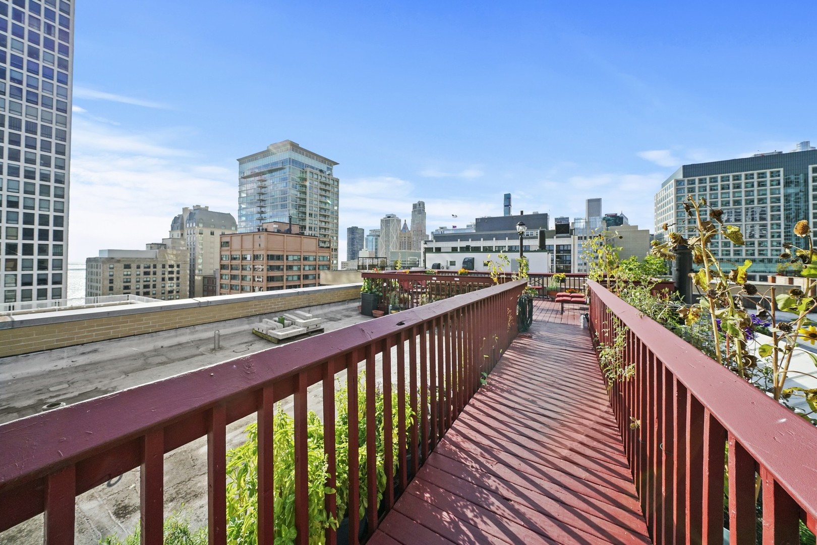 222 East Chestnut Street, Unit 8A Chicago, IL 60611 - Photo 31 of 41 a view of city from a balcony