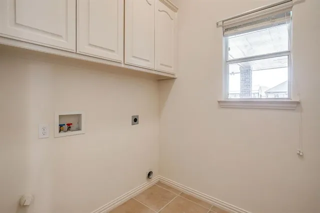 a view of a closet with window