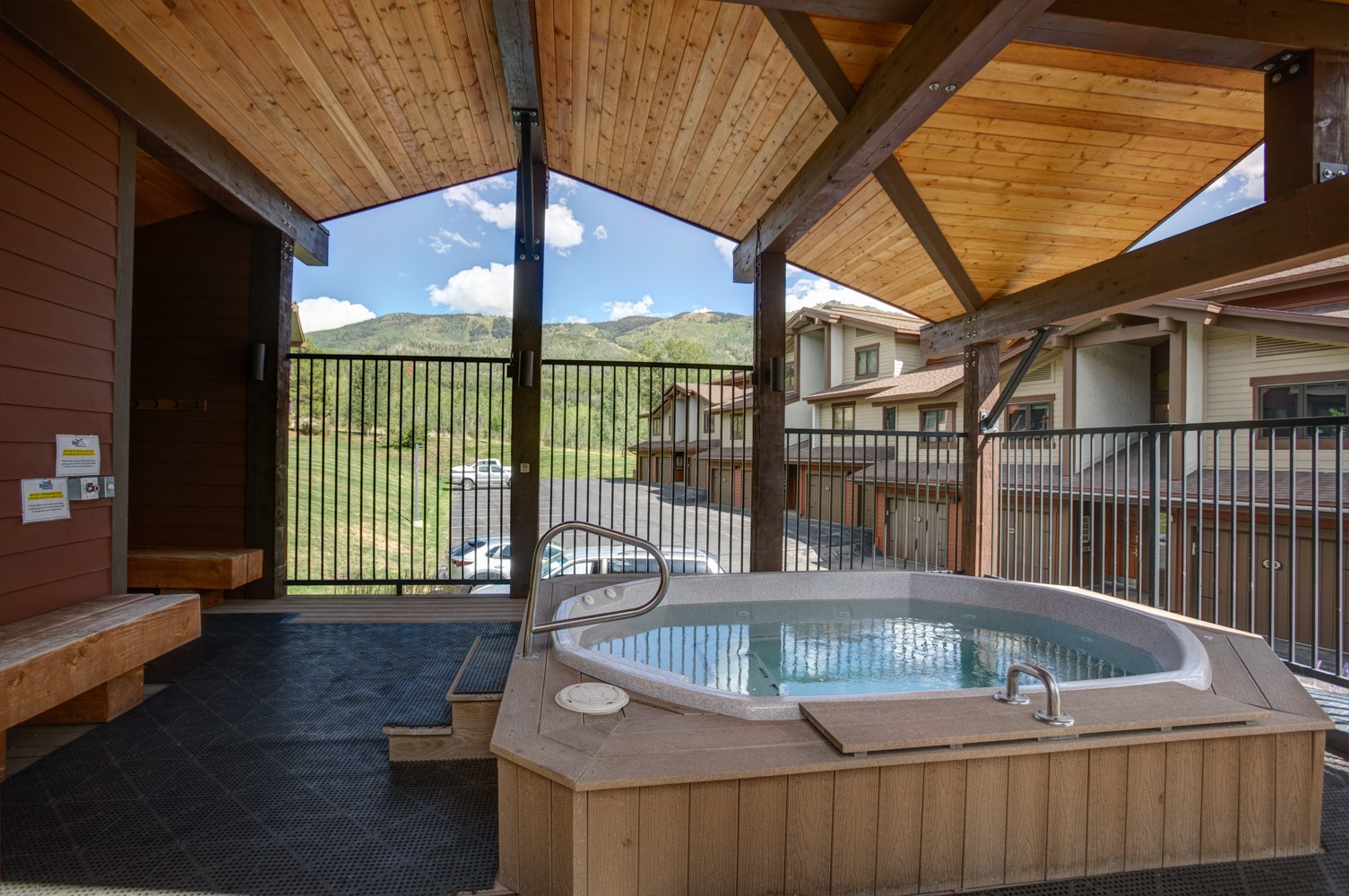 1720 Ranch Road, Unit 301 Steamboat Springs, CO 80487 - Photo 37 of 38 Hot tub closest to unit