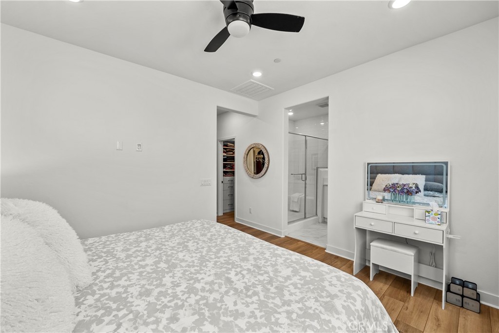 1663 Rosewell Road West Covina, CA 91791 - Photo 16 of 45 a bedroom with a bed and a desk