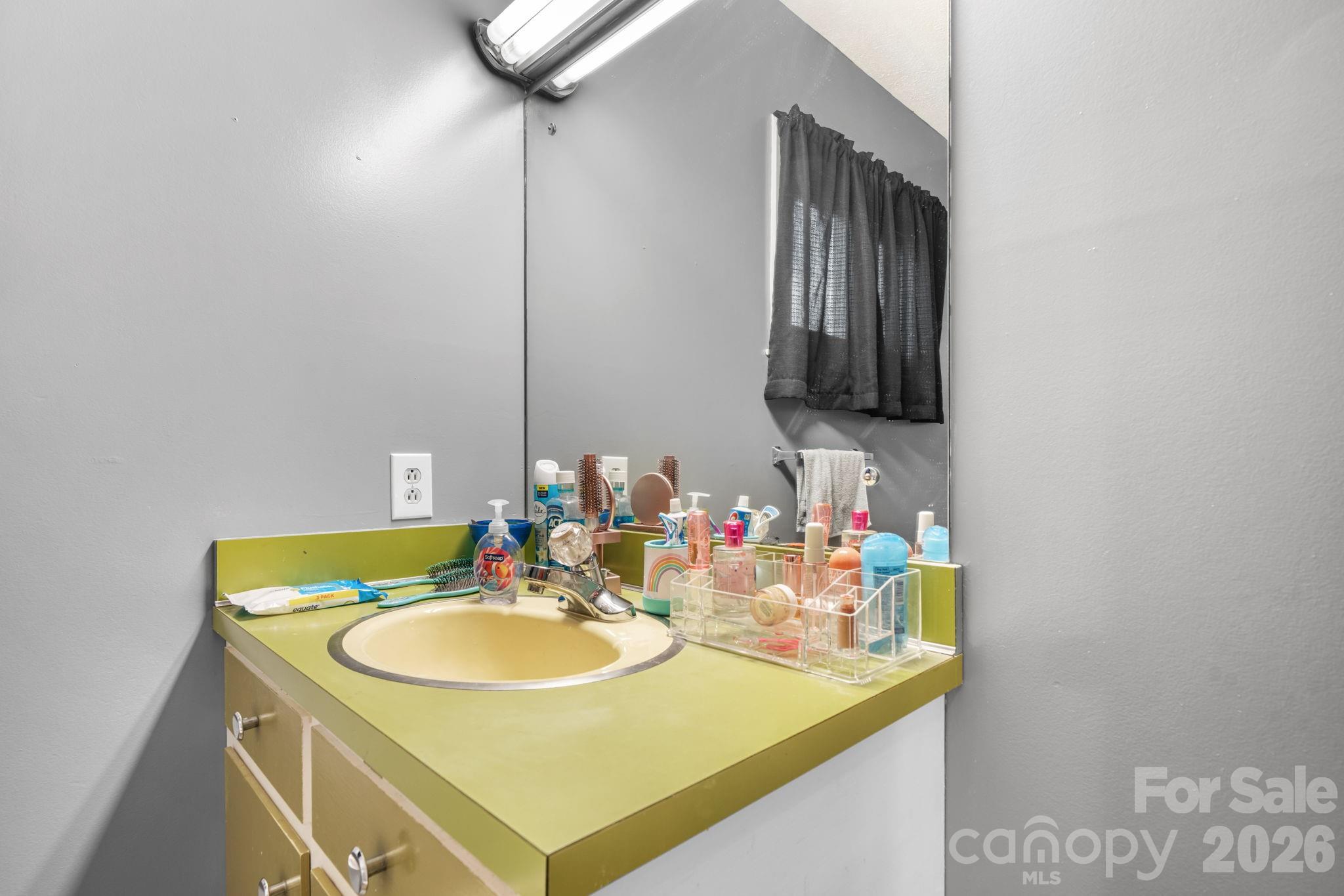 103 Hamp Street Morganton, NC 28655 - Photo 19 of 42 a bathroom with a sink and a mirror