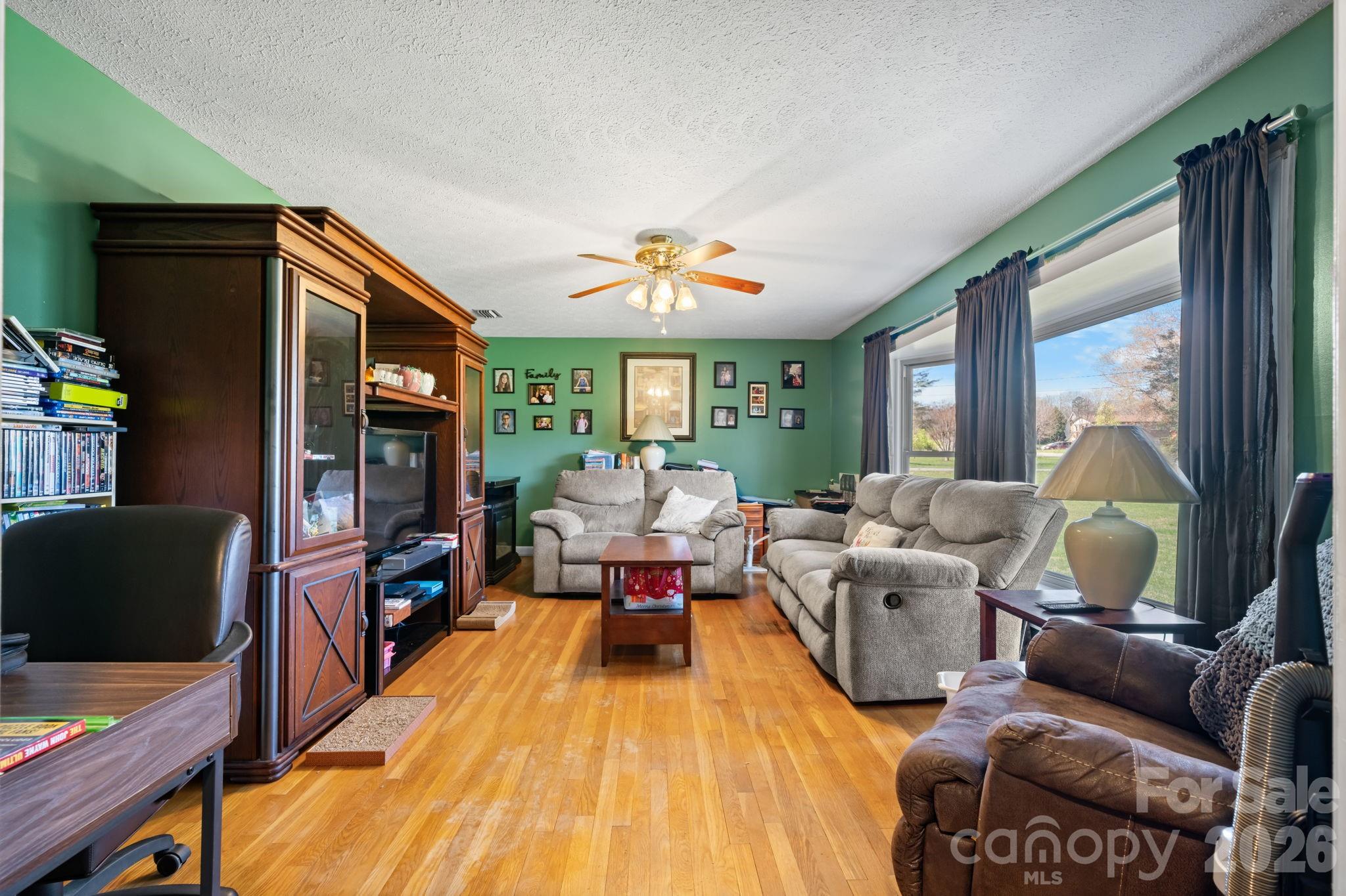 103 Hamp Street Morganton, NC 28655 - Photo 6 of 42 a living room with furniture and a flat screen tv
