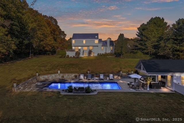 40 Great Ring Road Newtown, CT 06482 - Photo 38 of 39 a view of outdoor space with yard and outdoor seating
