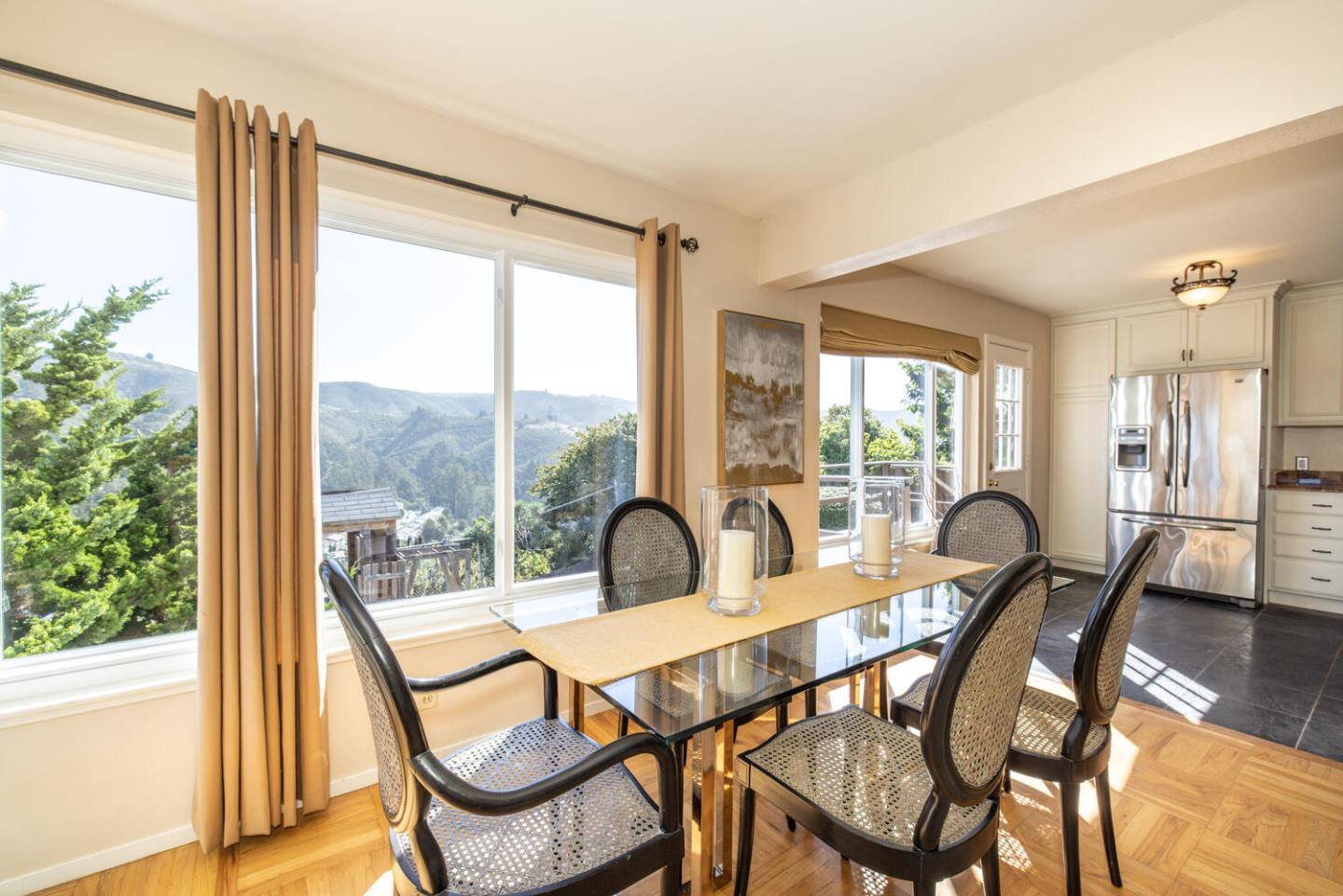 1420 Crespi Drive Pacifica, CA 94044 - Photo 23 of 48 a view of a dining room with furniture window and outside view