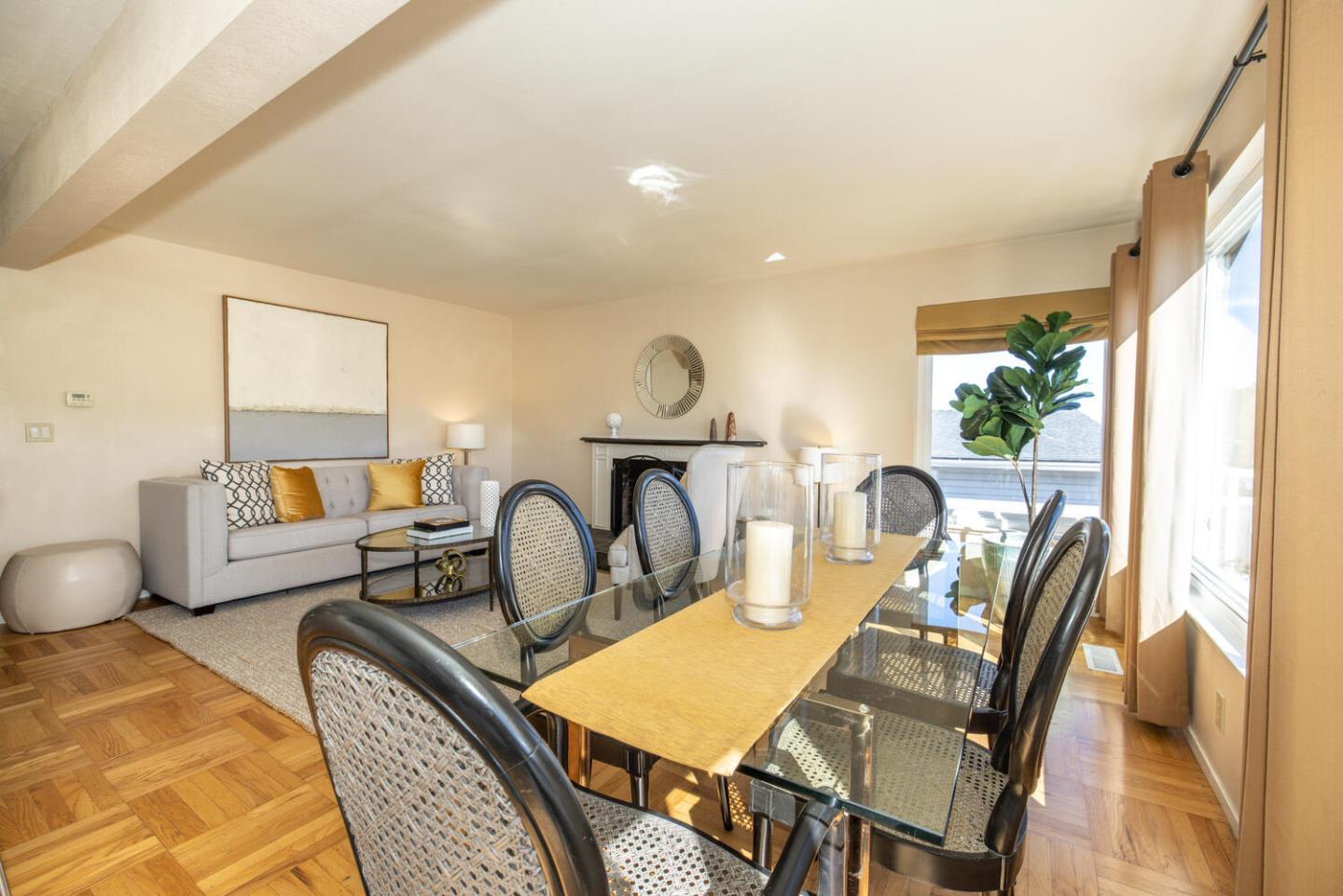 1420 Crespi Drive Pacifica, CA 94044 - Photo 26 of 48 a view of a dining room with furniture window and outside view