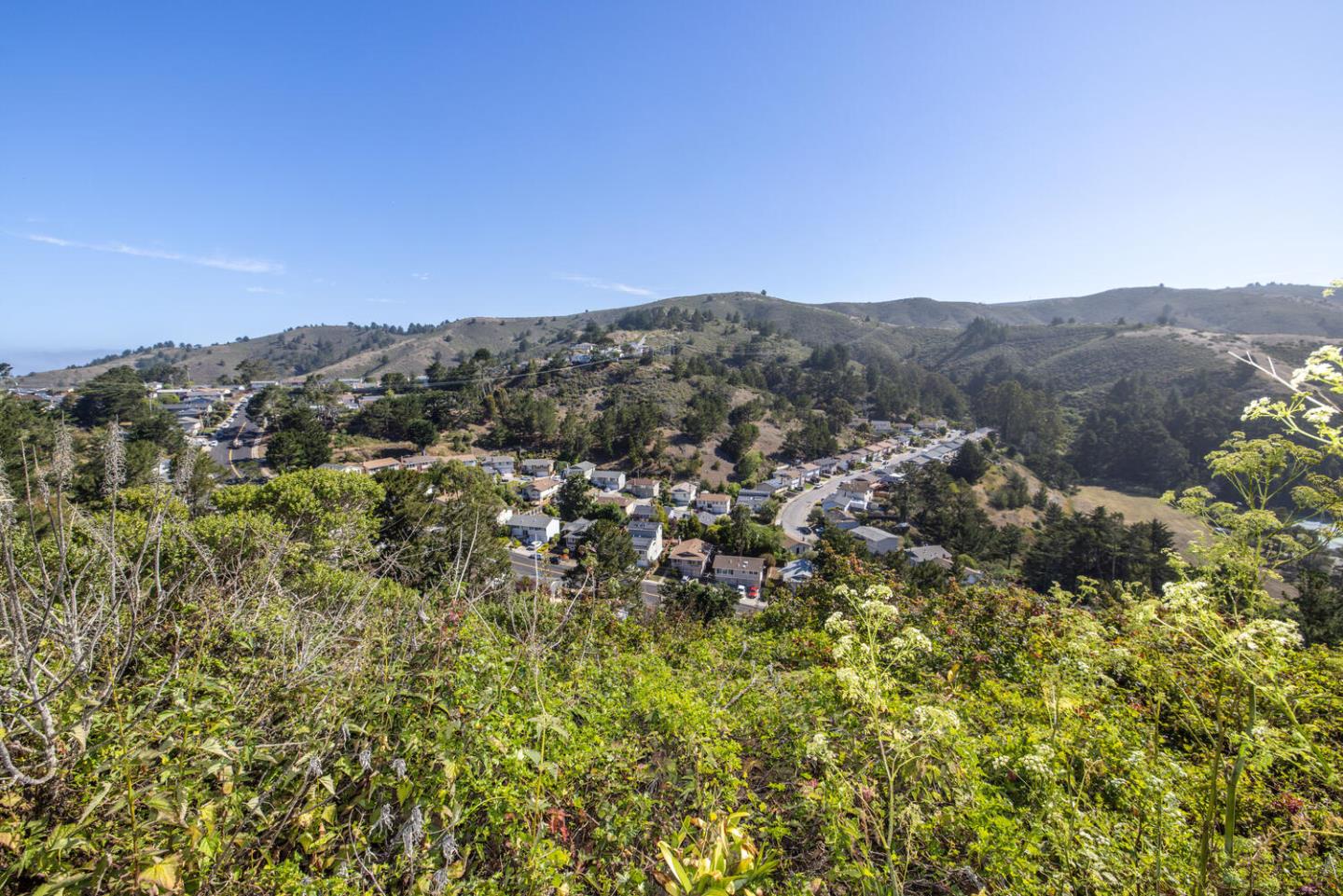 1420 Crespi Drive Pacifica, CA 94044 - Photo 41 of 48 a view of a lush green field with mountains in the background